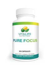 Pure Focus - Dietary Supplement for Cognitive Support (60 Capsules)